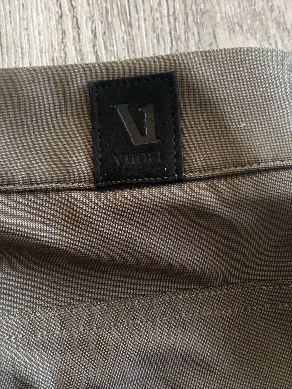 Vuori Men's Olive Performance Pants - Picture 3 of 4